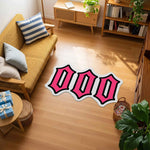 000 Angel Number Pembe Numeroloji Halısı | Melek Sayısı Temalı Dekoratif Paspas