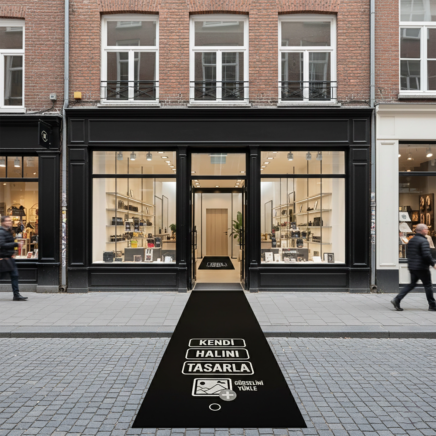 Kendi Yolluk Halını Tasarla - Kişiye Özel Fotoğraf ve Desen Baskılı Yıkanabilir Kaymaz Taban Seçeneği İle