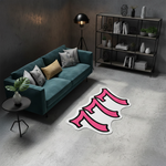 777 Angel Number Pembe Numeroloji Halısı | Şans ve Mucize Temalı Dekoratif Paspas