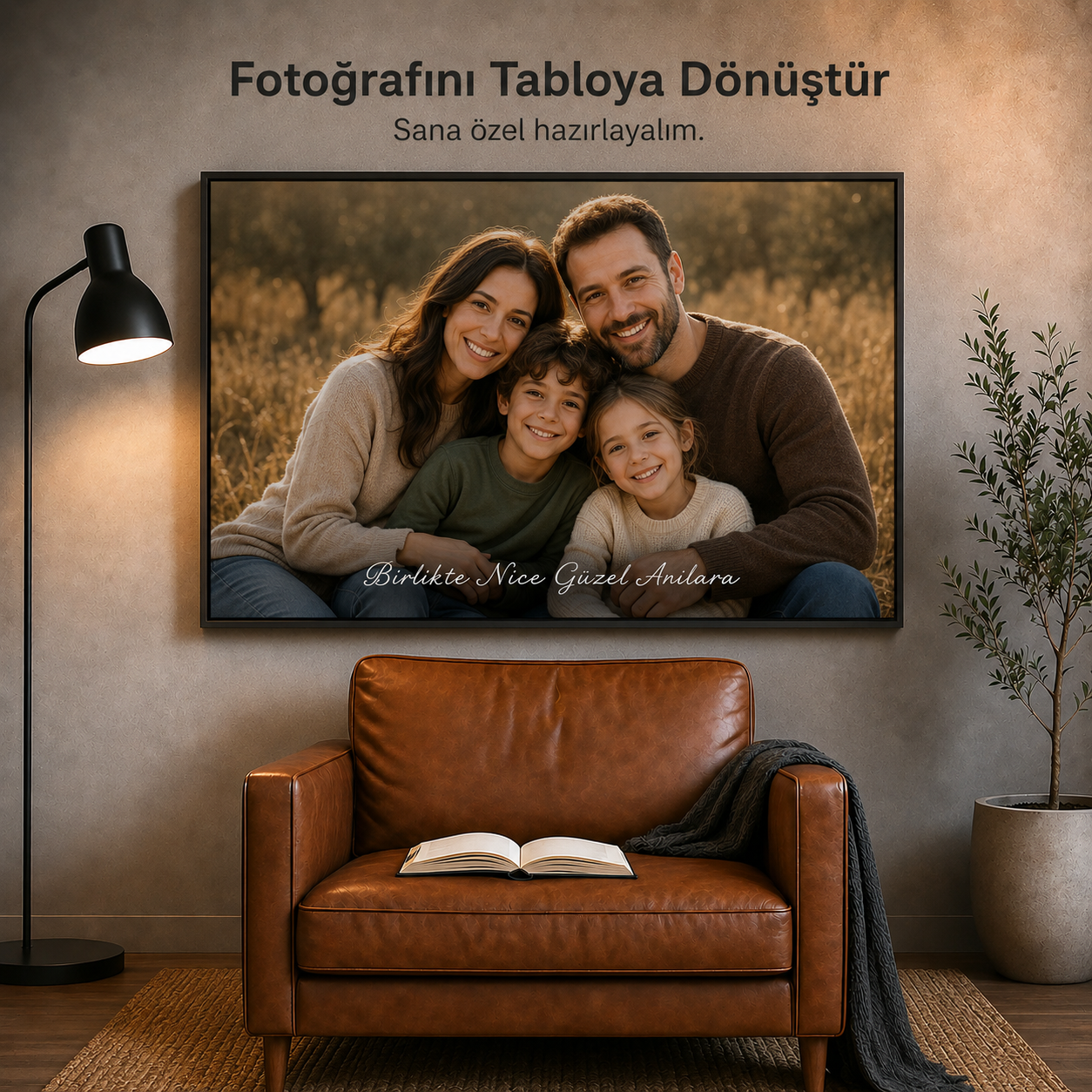 Fotoğrafını Tabloya Dönüştür | Kişiye Özel Anı Tablosu