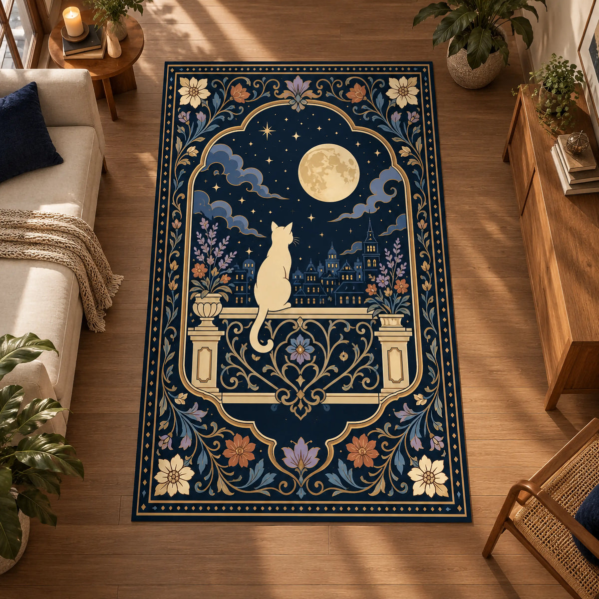 lacivert-dolunay-kedi-motifli-masalsi-konsept-salon-halisi