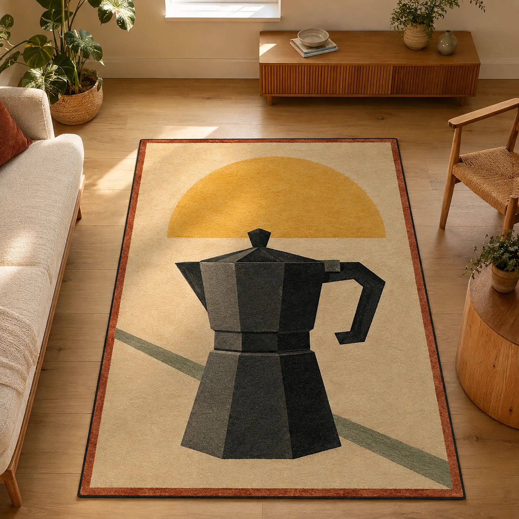 moka-pot-desenli-hali-bauhaus-italyan-retro-poster-estetigi