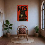 Çerçevesiz galeri tipi kanvas baskı olarak hazırlanan bu modern tipografi temalı tablo, siyah arka plan, kontrast kırmızı yazılar ve karakterli kedi illüstrasyonuyla urban ve alternatif bir stil sunar. Stüdyo, çalışma alanı ve hediye seçenekleri için özgün FabricUp koleksiyon parçasıdır.