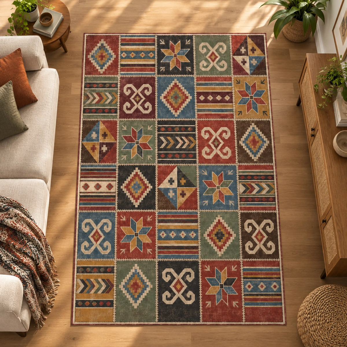 patchwork-etnik-kilim-desenli-hali-otantik-geometrik-salon
