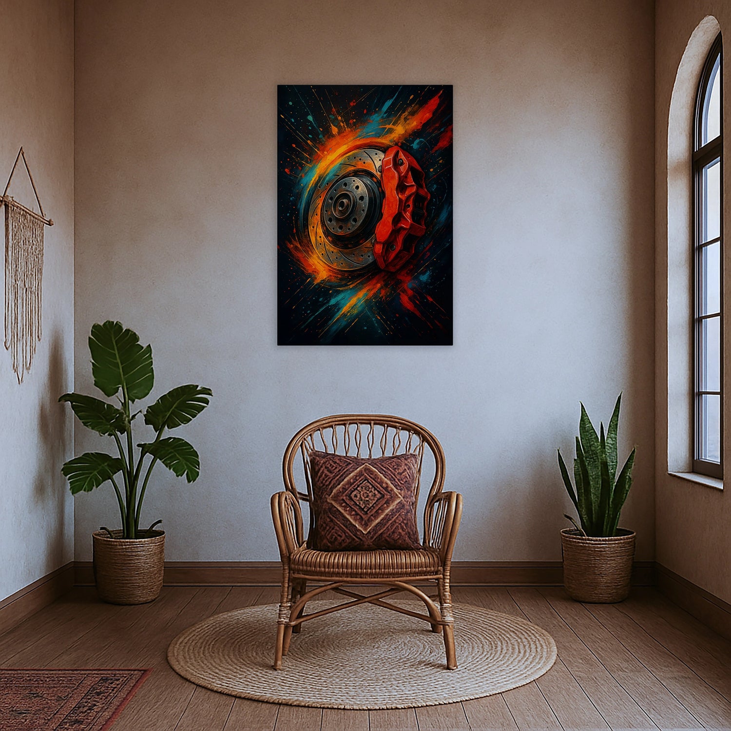 Çerçevesiz modern kanvas tablo, klasik resim dokusu ile çağdaş neon tipografiyi birleştiren özgün ve karakterli bir duvar dekoru modelidir. FabricUp dijital baskı ile üretilen yüksek çözünürlüklü yüzey, dayanıklı, net ve şık görünüm sunarak mekâna modern atmosfer katar.