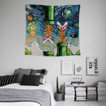 Sanatsal fırça darbeleriyle boyanmış gece manzarasını oyun karakterleri ve grafik detaylarla harmanlayan FabricUp duvar örtüsü, pop art ve nostaljik stil sevenler için özgün bir dekor çözümü sunar. Net baskı teknolojisi tüm detayları belirgin yansıtır.