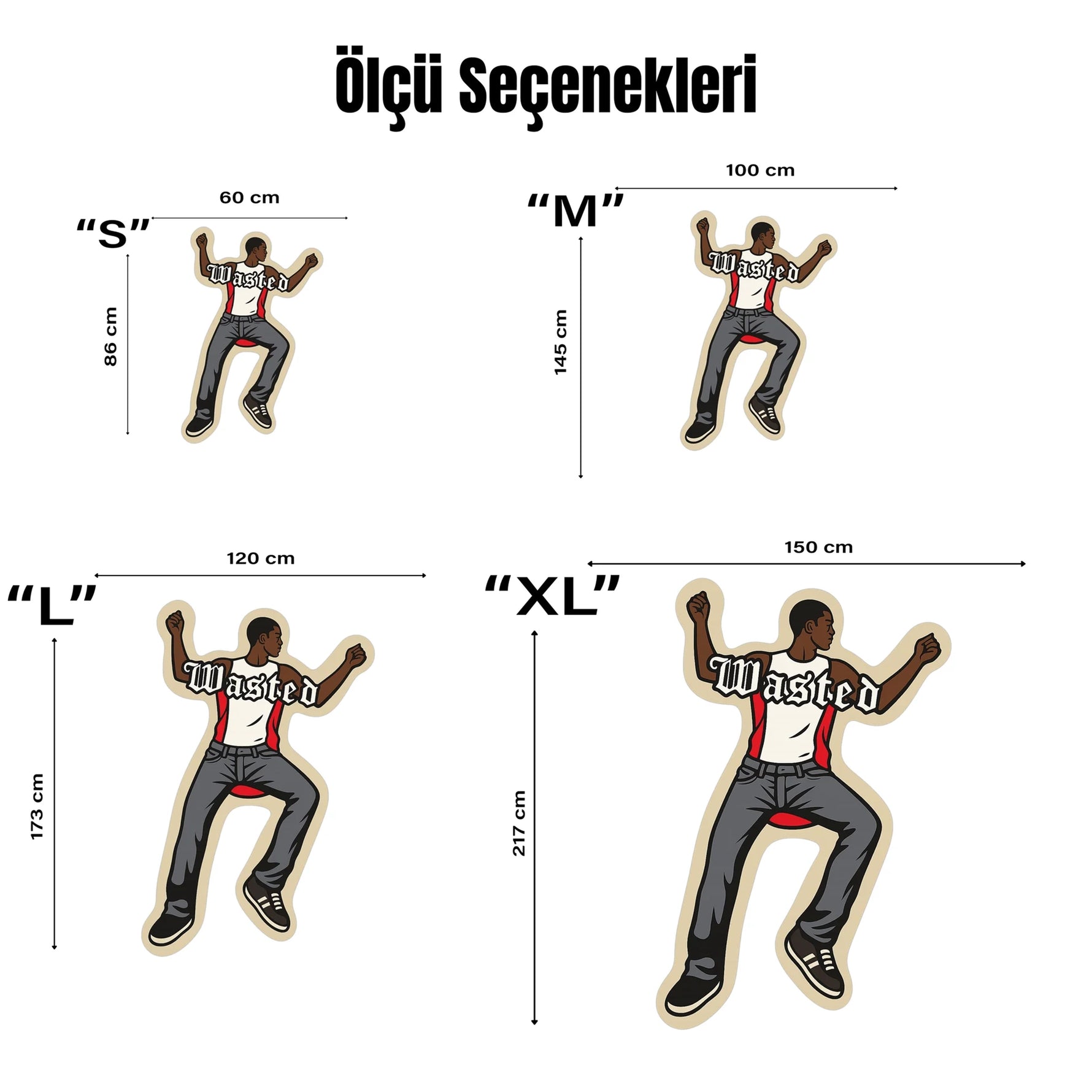 Urban dans kültürünü temsil eden figüratif illüstrasyon, modern grafik tasarım, pop art stil, sokak modası teması ve yüksek kontrastlı renk paletiyle hazırlanan bu halı, enerjik ve genç dekorasyon konseptleri için ikonik bir zemin tasarımı sunar.
