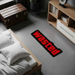"Wasted" Yazılı Gamer Halısı ve Retro Oyun Temalı Dekoratif Paspas